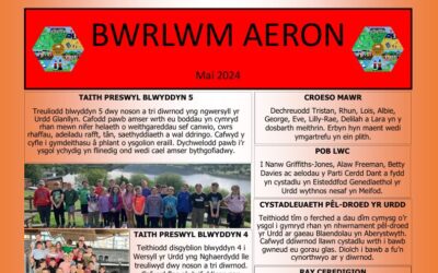 Bwrlwm Aeron Mai 2024